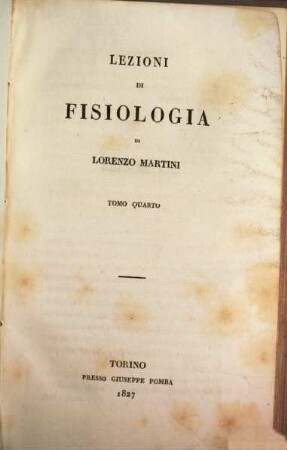 Lezioni di Fisiologia, 4