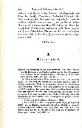 450-452 [Rezension] Steuernagel, Carl, Lehrbuch der Einleitung in das Alte Testament