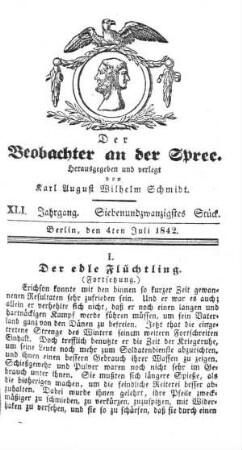 27. Stueck, 4. Juli 1842