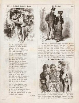 "Wie ist so schwielig deine Hand" "Die Spröde" "Ein ganz Gescheidter"