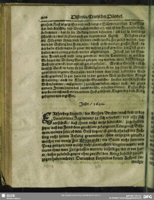 Jahr, 1640