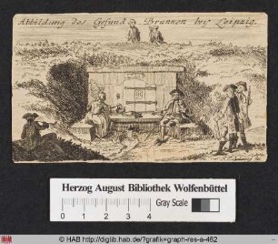 Abbildung des Gesund-Brunnen bey Leipzig.