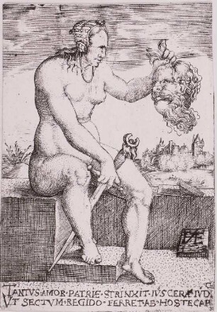 Judith mit dem Haupte des Holofernes