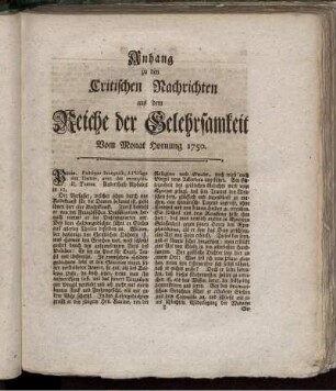 Anhang vom Monat Hornung