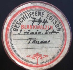 "Zwei rumän. Lieder: 1) Joane candoi plecu, b) rumän. Volkslied"