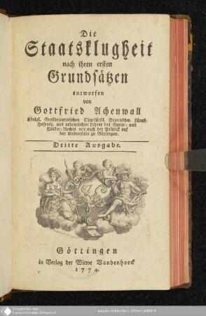 Die Staatsklugheit nach ihren ersten Grundsätzen