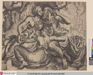 [Lot und seine Töchter; Lot and His Daughters; Lot en zijn dochters]