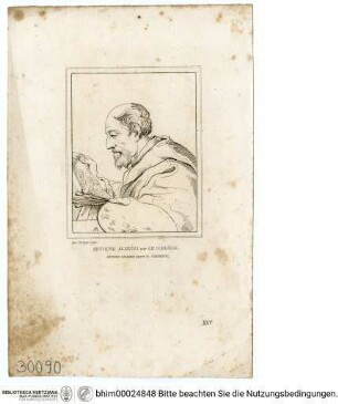Correggio, Selbstporträt
