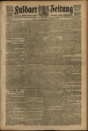 Ausgabe vom Donnerstag, den 03. September 1908.