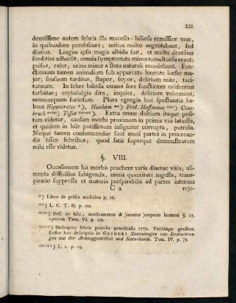 XIX-XXXVI, §. VIII. - §. XVII.
