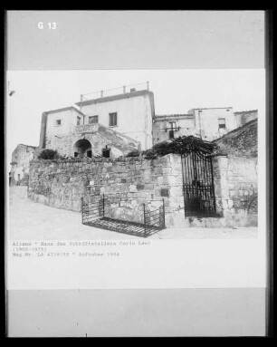 Wohnhaus des Schriftstellers Carlo Levi