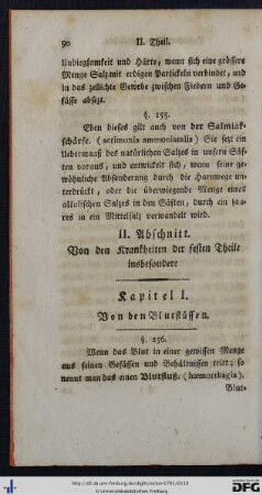 II. Abschnitt. Von den Krankheiten der festen Theile insbesondere.