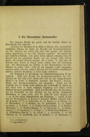 ¬Die¬ Normalschule Nordamerikas