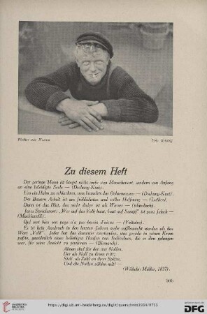 Zu diesem Heft