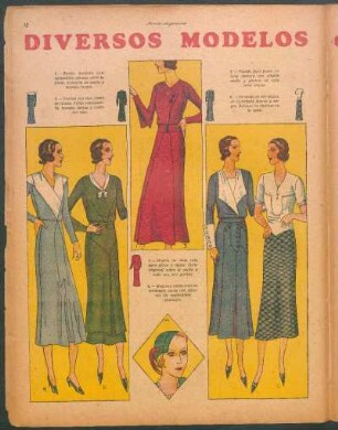 Diversos modelos de media estación [Dibujos]