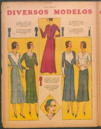 Diversos modelos de media estación [Dibujos]