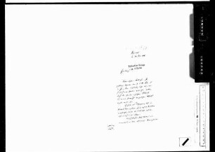 Berichte und Verfügungen (1906-1911)
