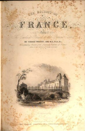 The history of France : from the earliest period fo the present time, 2