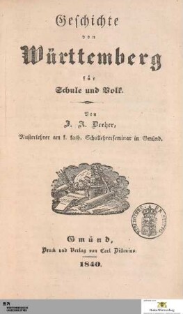Geschichte von Württemberg für Schule und Volk