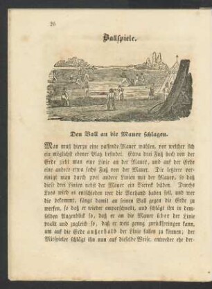 Ballspiele.