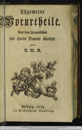 Allgemeine Vorurtheile