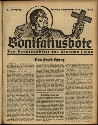 Ausgabe vom Sonntag, den 09. September 1934.
