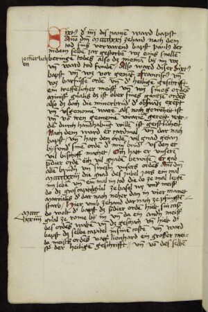 Von der Amtszeit des Papstes Sixtus IV. (insges. 1471-1484) bis 1475