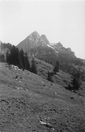 Wendelstein : Blick von Südwesten auf den Wendelstein (1838 m)