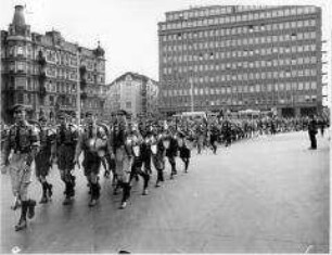 Musikumzug der NSDAP in Hamburg