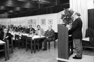 Freiburg: Kirchengemeindezentrum St. Blasius, Zähringen, Ansprache Kurt Köhler, Bürgervereinsvorsitzender