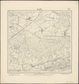 Meßtischblatt 1570 : Stieglitz, 1892 : Stieglitz. - Aufn. 1890. - 1:25000. - [Berlin]: Reichsamt für Landesaufnahme, 1892. - 1 Kt.
