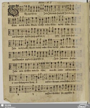 I. Sey gegrüsset Jesu