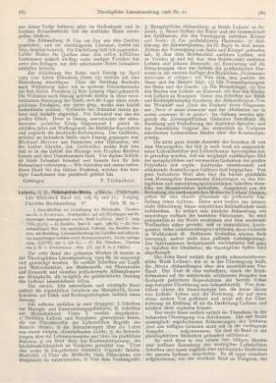 583-585 [Rezension] Leibniz, Gottfried Wilhelm, Philosophische Werke. 4 Bde