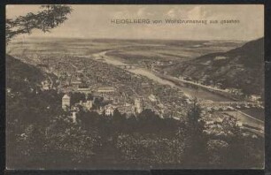 Heidelberg vom Wolfsbrunnen aus gesehen
