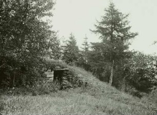 Memmendorf, Zeche Hilfe Gottes, überwucherte Ruinen eines Grubengebäudes, 1908