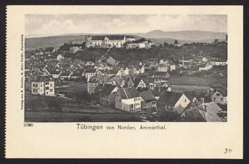 34, Tübingen von Norden, Ammerthal.