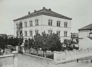 Gymnasium und Realschule 1. Ordnung (um 1879) in Plauen