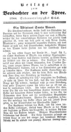Beilage zum Beobachter an der Spree. 1844. 47. Stueck