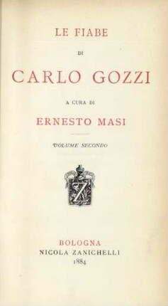 9: Le fiabe di Carlo Gozzi