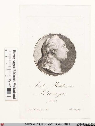 Bildnis Jacob Matthias Schmutzer (Schmuzer)