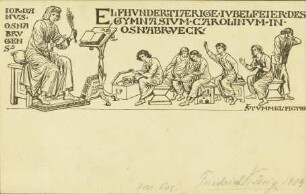 Elfhundertjährige Jubelfeier des Gymnasium Carolinum in Osnabrueck