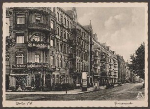 Ansichtskarte "Gneisenaustraße", Ecke Südstern [2/2]