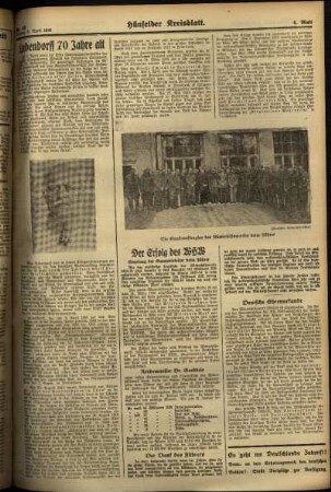 Zweite Ausgabe vom Freitag, den 05. April 1935.