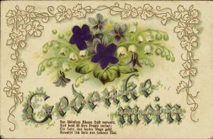 Gedenke mein - Der schönsten Blume Duft verweht [...]
