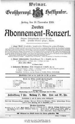 Abonnement=Konzert