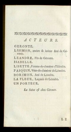 Acteurs.