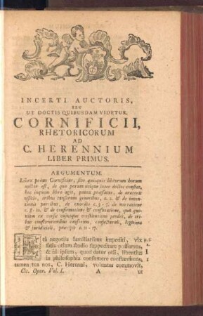 Rhetoricorum ad C. Herennium