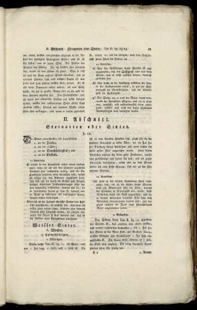 II. Abschnitt. Steinarten oder Sinter