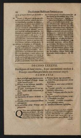 Decisio LXXXVII.