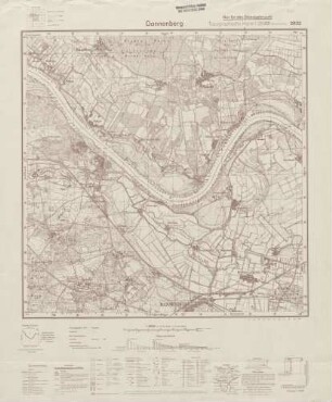 2832 Dannenberg, Topographische Karte 1:25000 (4cm - Karte)